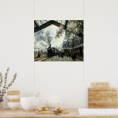 Gare St. Lazare Poster (Keuken)