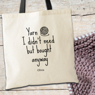 Garen dat ik niet nodig had maar toch kocht  tote bag