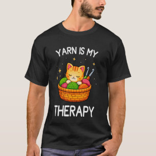 Garen is mijn therapie Funny Haakliefhebber T-shirt