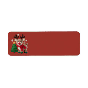 Garen Rudolph Adreslabels Etiket