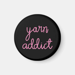 Garen Verslaafde Typografie Magneet