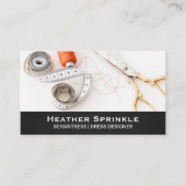 Garenklossen | Naister | Fantasie randafwerking Visitekaartje (Voorkant)