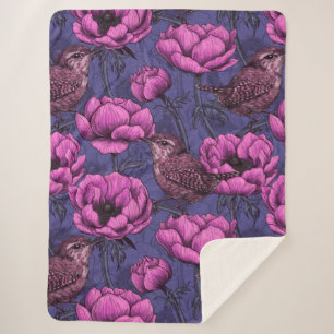 Garens in de tuin van de anemone sherpa deken