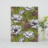 Garens in de witte anemontuin (Staand voorkant)