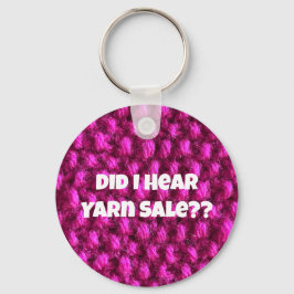 Garenverkoop Roze gebreide foto liefde breien Sleutelhanger