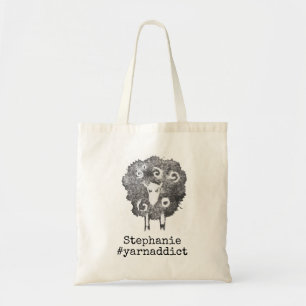Garenverslaafde Brei Haak Projecttas Tote Bag