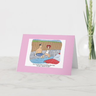 Garez la voiture Carte Saint-Valentin