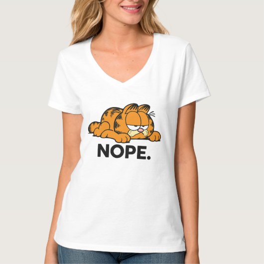 GARFIELD NOPE T-Shirt (Voorkant)
