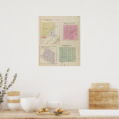 Garfield, Pawnee Rock, Heizer, Hoisington, Kansas Poster (Keuken)