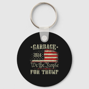 Garge Voor Trump 2024 Grappige Amerikaanse Vlag Ma Sleutelhanger