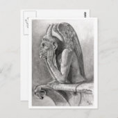 Gargoyle 3 briefkaart (Voorkant / Achterkant)