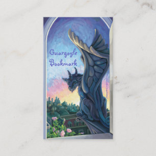 Gargoyle Art Book Mark Visitekaartje