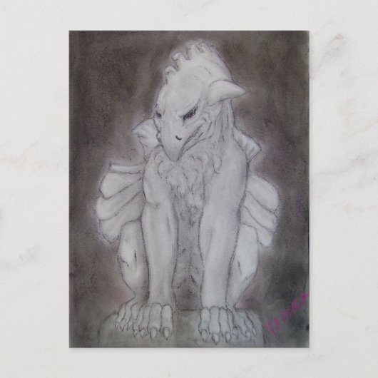 Gargoyle Briefkaart (Voorkant)