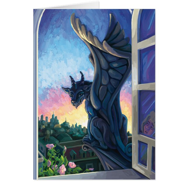 Gargoyle Guardian Imaginaire Art (Devant)