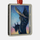 Gargoyle Guardian Metalen Ornament (Rechts)