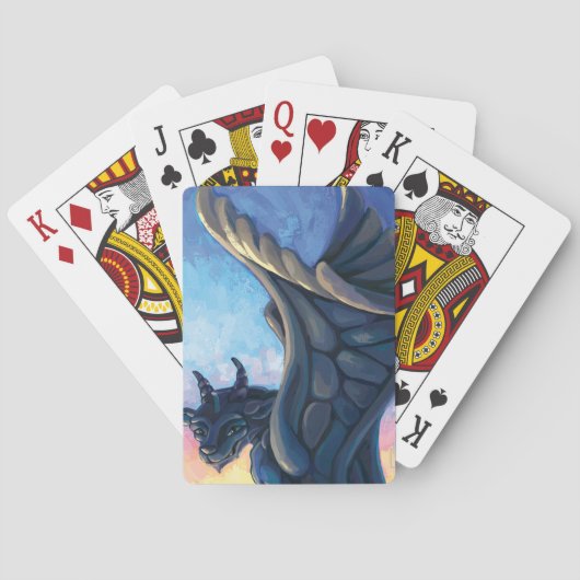Gargoyle Guardian Pokerkaarten (Achterkant)