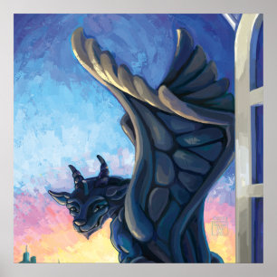 Gargoyle Guardian Poster