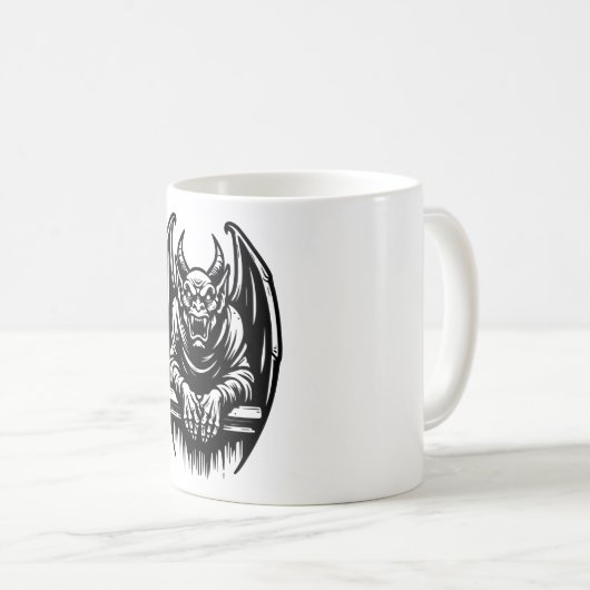 Gargoyle Illustration Mug (Devant droit)
