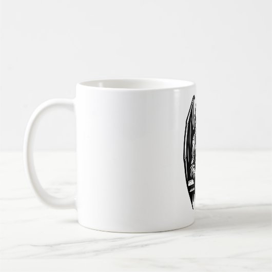 Gargoyle Illustration Mug (Gauche)