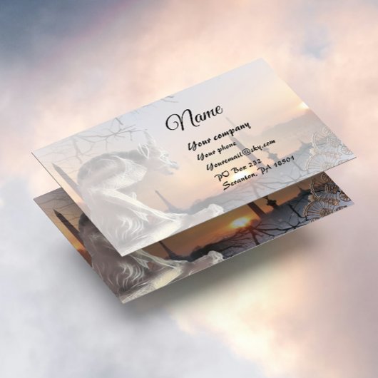 Gargoyle in Parijs Visitekaartje