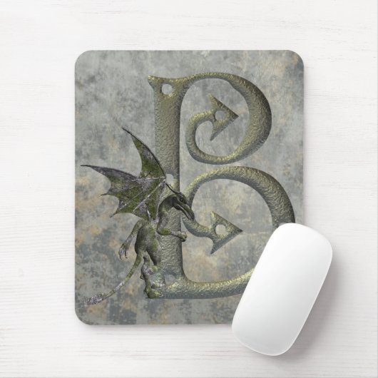 Gargoyle Monogram B Muismat (Met muis)