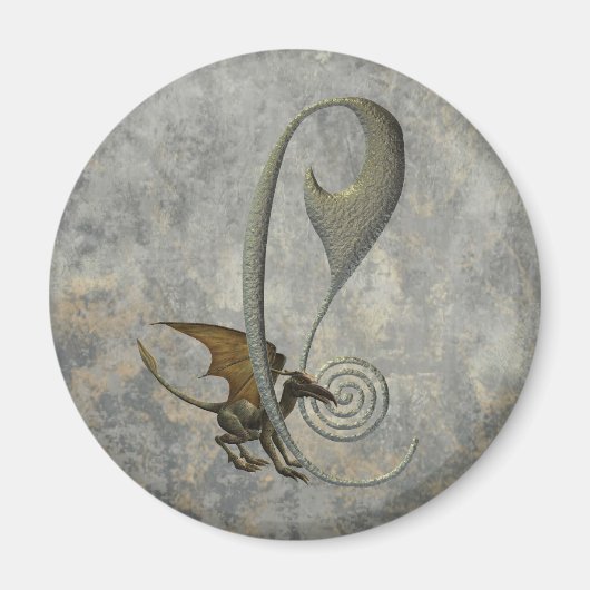 Gargoyle-monogram C Magneet (Voorkant)