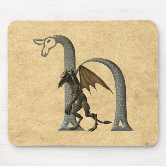 Gargoyle Monogram H Muismat (Voorkant)