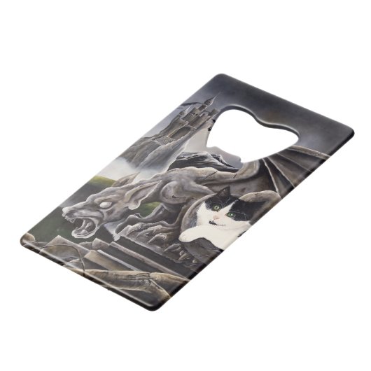 Gargoyle noir blanc (Devant Angle)