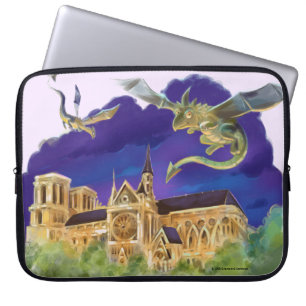 Gargoyle Notre Dame - Parijs Laptophoes Laptop Sleeve