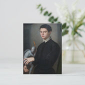 Gargoyle of Dark Cupid in deze verontrustende Ital Briefkaart (Staand voorkant)