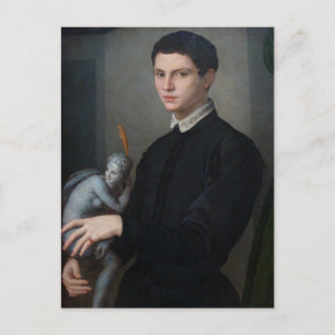 Gargoyle of Dark Cupid in deze verontrustende Ital Briefkaart