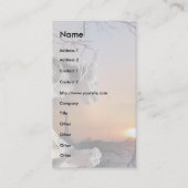 Gargoyle op het dak visitekaartje (Voorkant)