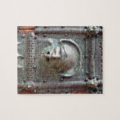 Gargoyle-paneel van de linkerdeur van het portaal, legpuzzel (Horizontaal)