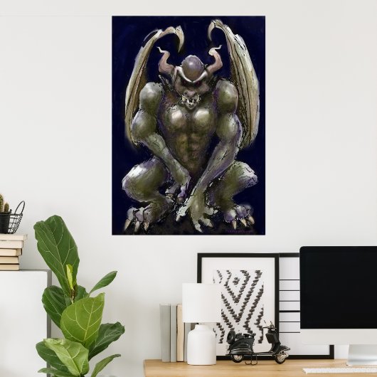 Gargoyle Poster (Thuiskantoor)