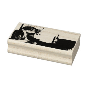 Gargoyle van de Notre Dame Rubberstempel