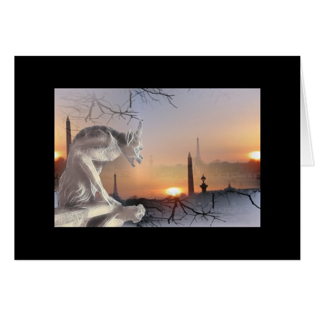 Gargoyle van Notre-Dame! (Voorkant Horizontaal)