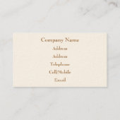 GARGOYLE VISITEKAARTJE (Achterkant)