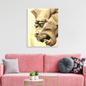 GARGOYLES CANVAS AFDRUK (Insitu (Woonkamer))