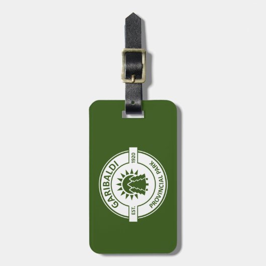 Garibaldi Provincial Park Bagagelabel (Voorkant verticaal)