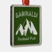 Garibaldi Provincial Park Metalen Ornament (Rechts)