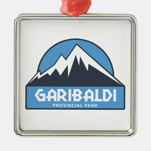 Garibaldi Provincial Park Metalen Ornament (Voorkant)