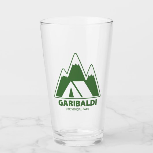 Garibaldi Provincial Park Mountains Camping Glas (Voorkant)
