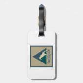 Garibaldi Provincial Park Rustiek Bagagelabel (Achterkant verticaal)