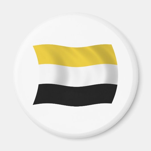 Garifuna Flag Magnet Magneet (Voorkant)