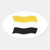 Garifuna Flag Sticker (Voorkant)
