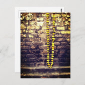 Garland aan de muur briefkaart (Voorkant / Achterkant)