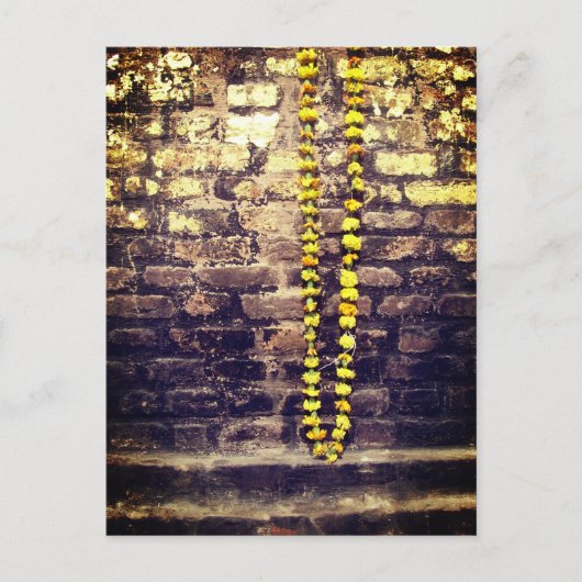 Garland aan de muur briefkaart (Voorkant)