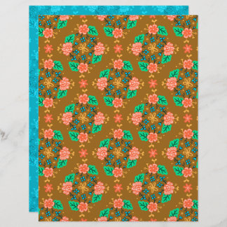 Garland Brown Scrapbook Papier