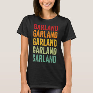 Garland County Arkansas Rainbow Text Design T-shirt