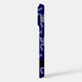 Garland de Noël, Bleu, Votre nom, Personnaliser (Côté gauche)